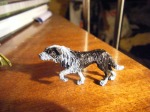 An Irish wolf hound in 1/24 scale.